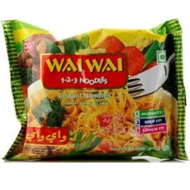 Wai Wai Noodles Veg Flav, 5Pc Pack, 75G